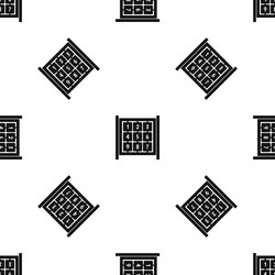 cubes with numbers on playground pattern seamless vector image