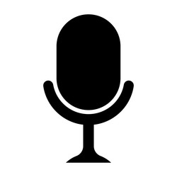 Microphone icon Royalty Free Vector Image - VectorStock