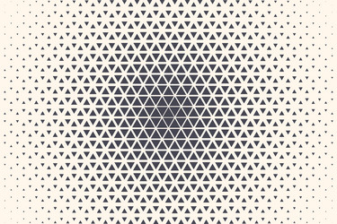 triangular halftone pattern radial texture vector