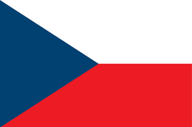 czech republic flag vector