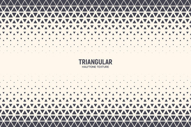 Triangle shapes halftone texture abstract vector
