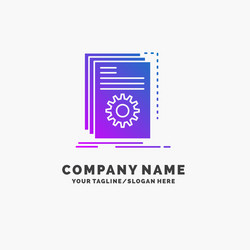 app build developer program script purple vector image