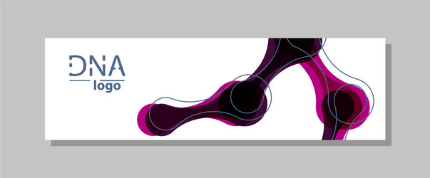 molecular structure with connected lines and dots vector