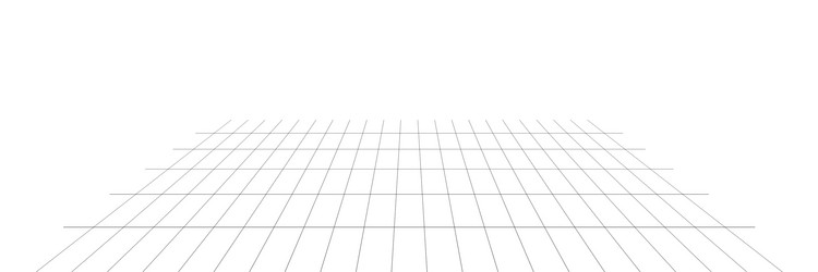tilted skew 3d grid mesh vector image