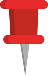 push pin gps map and navigation vector image