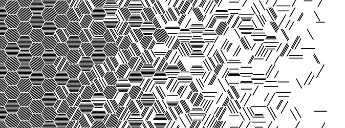 Hexagonal Abstract Pattern vector image