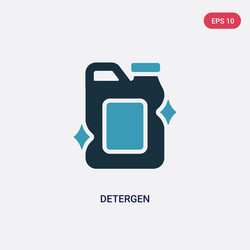 two color detergen icon from miscellaneous vector