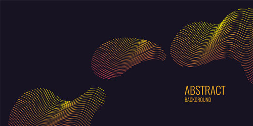 abstract background with a colored dynamic vector image
