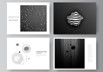 layout presentation slides design vector image