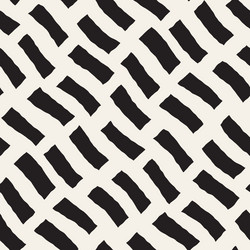 Seamless pattern repeating geometric elements vector
