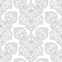 Ethnic Line Pattern vector image
