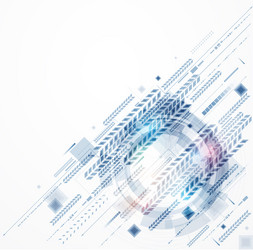 abstract futuristic fade computer technology vector image