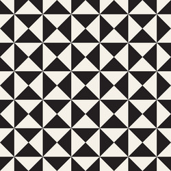 seamless pattern repeating geometric elements vector image