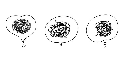 hand drawn scribble sketch circle object on set vector image