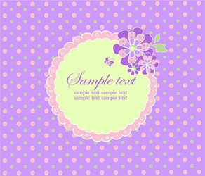 Cute greeting labels Royalty Free Vector Image