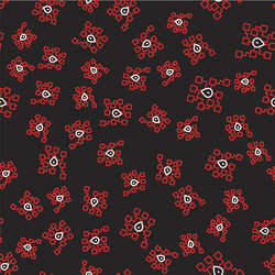line neural network icon isolated seamless pattern vector image