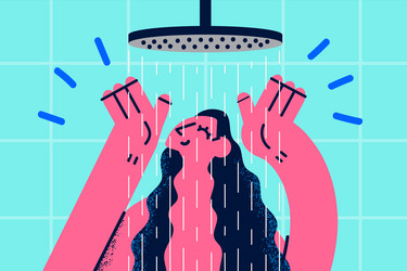 Naked Woman Showering Vector Images (over 270)