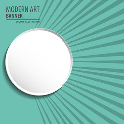 modern art abstract banner square frame for text vector image