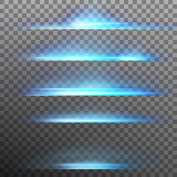 Special light effect flare lighting isolated vector