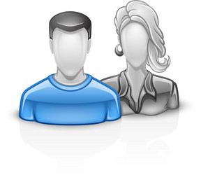 Man Icon Blue Vector Images (over 93,000)