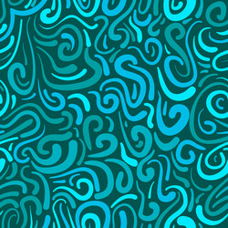 Abstract colored swirls seamless pattern vector