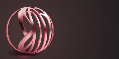 background with a object in the form vector image