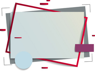 frame with copy space for text design template vector image