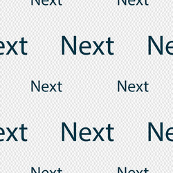 next sign icon navigation symbol seamless pattern vector image