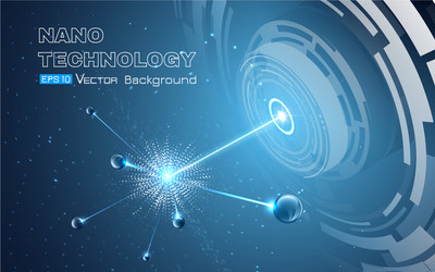 background with particle explosion vector image