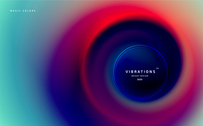 Abstract background with fluid colorful gradient vector