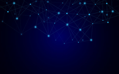 Abstract Connection Network vector image