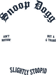 Snoop Dogg Artwork Vector Image