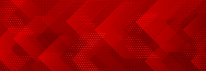 Red Geometric Pattern Background vector image