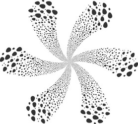Egg curl explosion vector