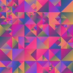 geometrical abstract multicolored triangle vector