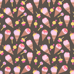 seamless background pattern with many different vector image