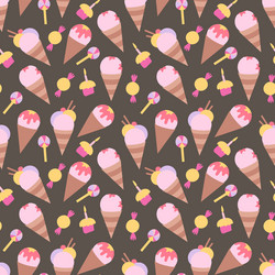 Seamless background pattern with many different vector