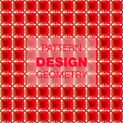 abstract geometric pattern with lines rhombuses vector