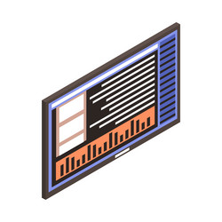 Audio studio icon vector