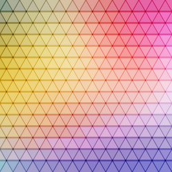 gradient blue color and triangle polygon pattern vector image