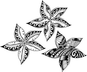 tribal flower designs