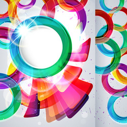 Abstract background with design elements vector