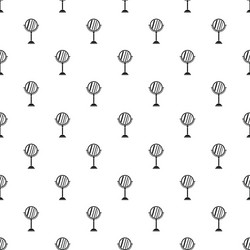 round make up mirror pattern simple style vector image