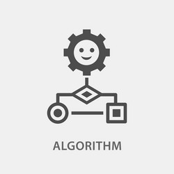 Algorithm Cog Icon vector image