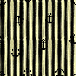 Marine pattern in retro style vector