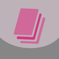 flat style blank realistic notepad notebook vector image