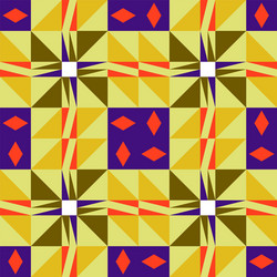 abstract generative art color pattern tile vector image