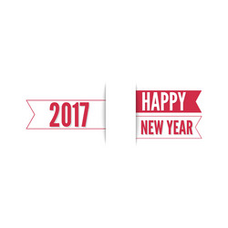 Happy new year 2017 theme vector