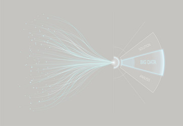 Big data code representation Royalty Free Vector Image