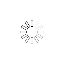Loading icon load bar isolated Royalty Free Vector Image